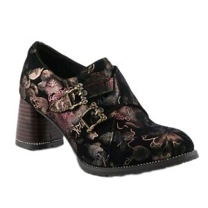 Spring Step L'Artiste Maisiana Shoes Womens 37 US 6.5 /7 MetallicSuede